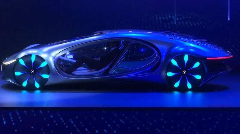 Nový koncept Mercedesu se inspiruje ve filmu Avatar